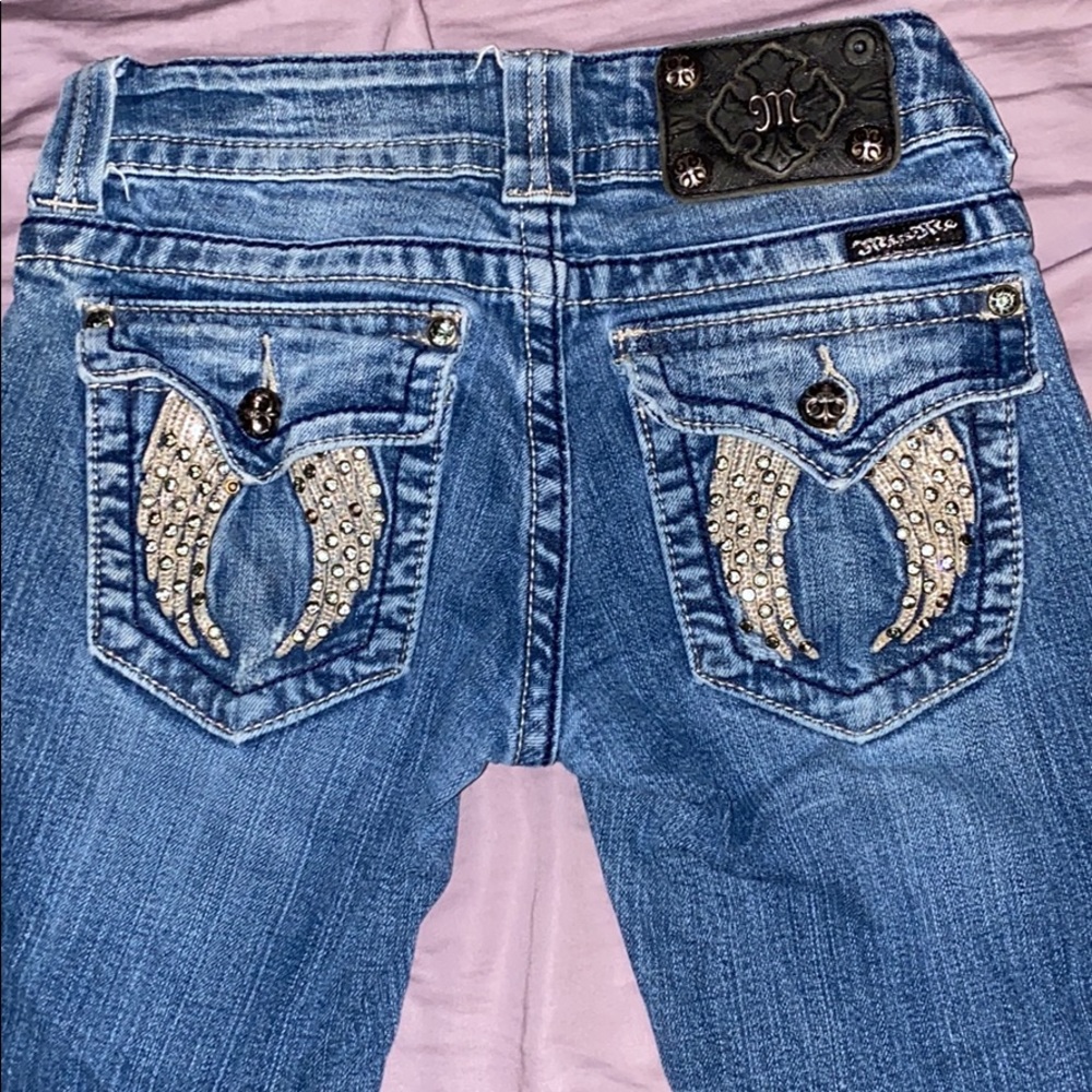 Miss me Straight leg denim jeans. Size 25